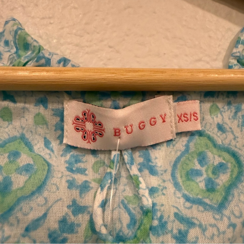 BUGGY SHORT NÁNI ROBE IN QUATREFOIL SEAGLASS - XS/S - NWT - Picture 7 of 9
